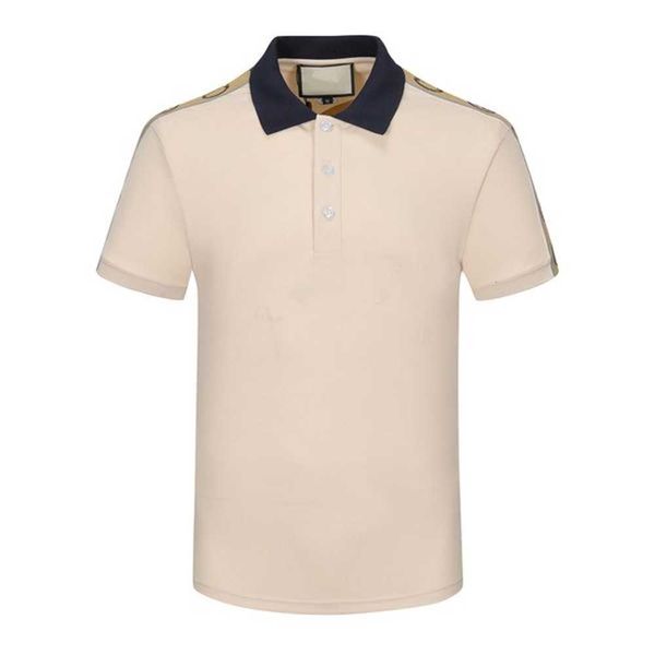 

mens stylist polo shirts luxury italy casual tshirt 2023 fashion designer polos summer short sleeve cotton t shirt ez5v blmq, White;black