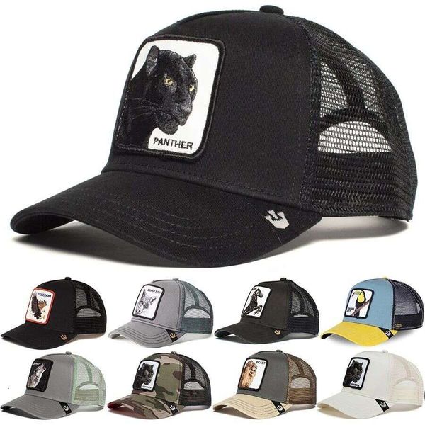 

animal shaped embroidered baseball cap fashion personality hip hop cap, Blue;gray