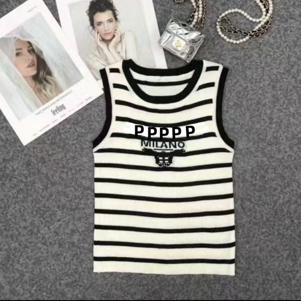 

20ss designer women's tanks vests womens t shirts tees summer embroidered cotton tank classics t shirts yoga suit knitted sports femme, White