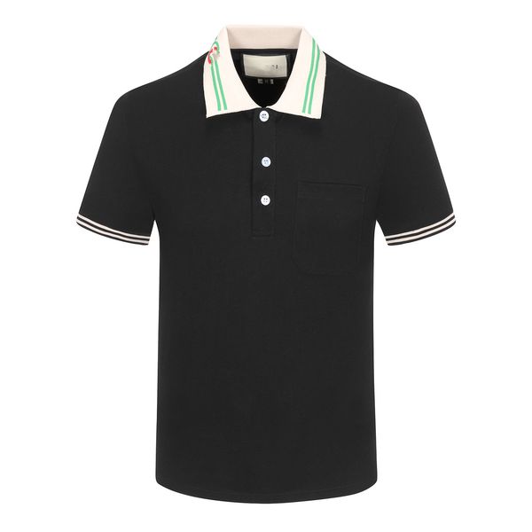 

2023 Mens Stylist Polo Shirts luxury brand mens designer polo T shirt summer fashion breathable short-sleeved lapel casual top M-3XL bb, Customize