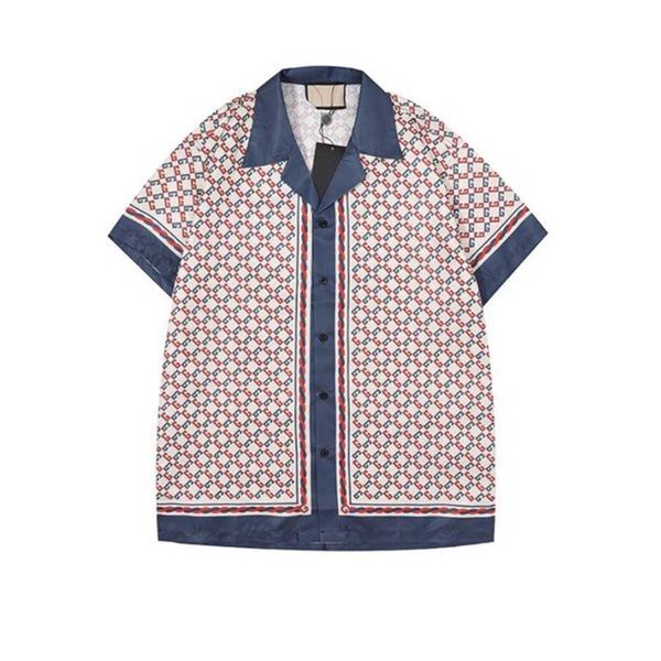 

23ss mens designers tracksuit set luxury classic fashion hawaiian shirts tracksuits pineapple print shorts shirt short sleeve suit 789789 cy, Gray
