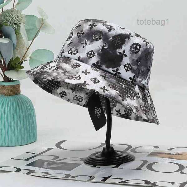 

summer harajuku bob bucket hat graffiti women men fishing fisherman autumn outdoor gorro hip hop for cap 2 xlww, Blue;gray