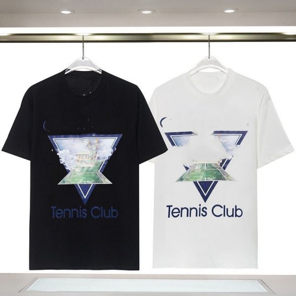 

designers t-shirts fashion t shirt men women apparel man s casual chest letter shirt luxury clothing street shorts sleeve clothes casablanc, White;black