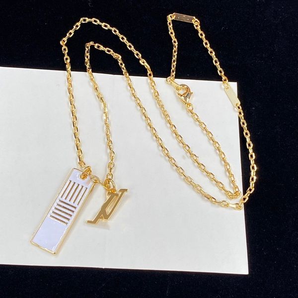 

classic pendant necklace designer designed women's fashion and atmosphere necklace jewelry wedding party jewelry, Black