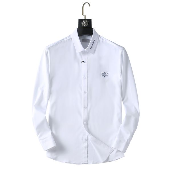 

luxury designer men's dress sleeve shirts fashion new casablanca summer casual print shirt men's slim long sleeve shirt a74, White;black