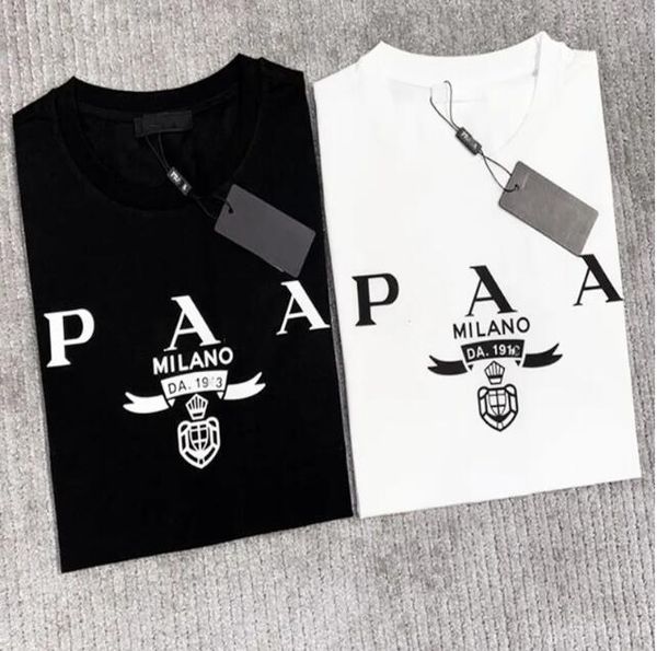 

designer men's t-shirt clothing black and white women's designer t-shirt short sleeve women's casual hip hop street fashion p, White;black