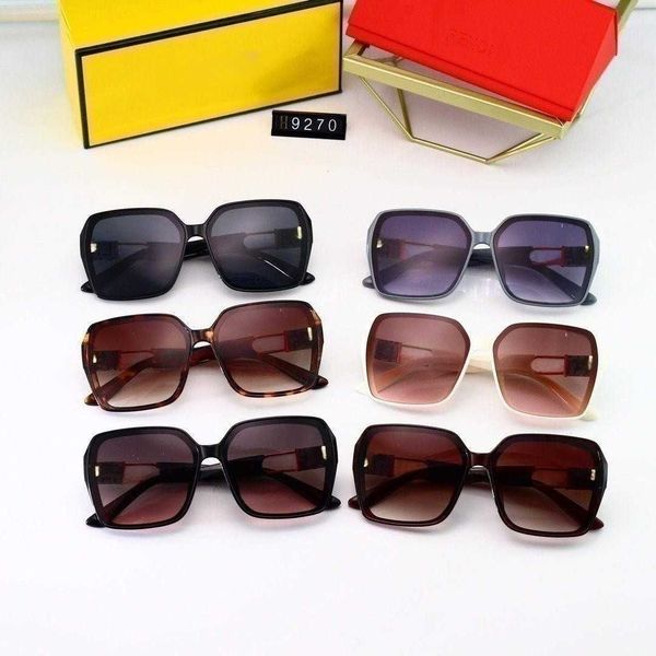 

designer fenddi sunglasses 2023 new women's man sunglasses european and american fashion leisure trend versatile uv protection foreign, White;black