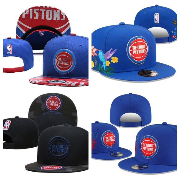 

detroit''pistons''ball caps 2023-24 fashion cotton baseball cap snapback hat men women sun hat embroidery spring summer&, Blue;gray