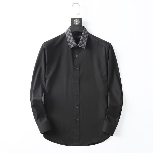 

luxury designer men's dress sleeve shirts fashion new casablanca summer casual print shirt men's slim long sleeve shirt a57, White;black