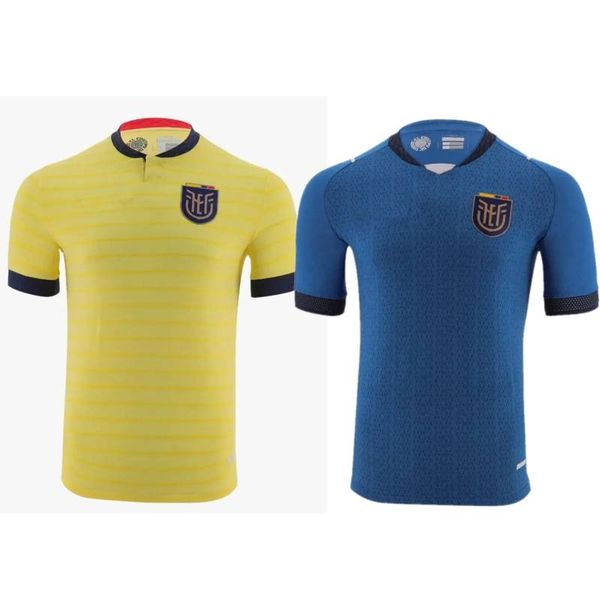 

2023 ecuador soccer jerseys pervis estupinan home away third 23/24 j. cifuentes gonzalo plata michael estrada football shirts sarmiento, Black;yellow