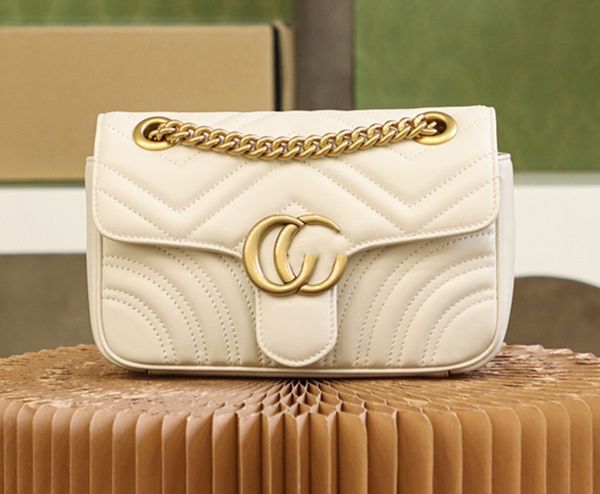 

designer bag famous leather gg gold chains messenger shopping bag plain cross body shoulder bags handbags women tote bag crossbody bag totes, Red;black