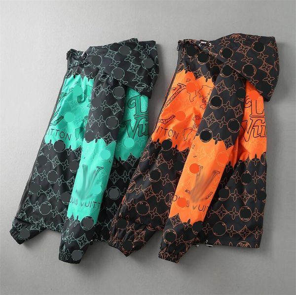 

2023 sping autumn windbreaker jackets brand embroidery logo men women casual outdoor coat hooded waterproof zipper jackets m-3xl, Black;brown