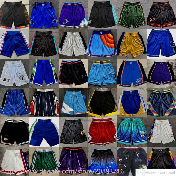 

printed 2023 new city basketball pocket shorts pockets pants white black red blue green purple sport short man size xs-xxl