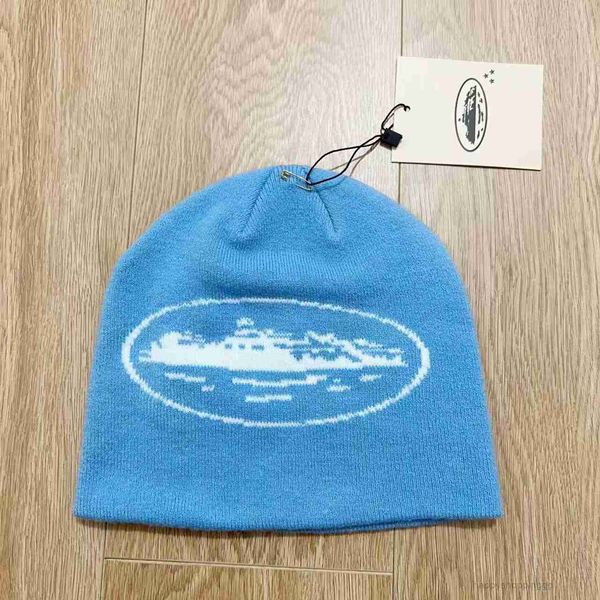 

crtz hat cruiser cold hat alcatraz printed wool hat fashion hip hop skateboard cold hat leisure hat four seasons round hat men's and wo, Blue;gray