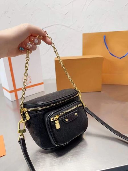 

classic printed crossbody bag stylish embossment summer color detachable zipper shoulder waist pack 82208 designer bag women's stylish