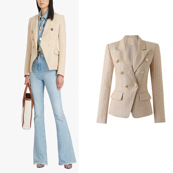 

luxury designer women's suits blazers balm clothes jackets spring new released, White;black