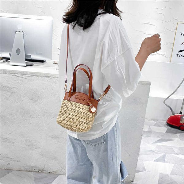 

beach bags summer mori woven bag women's new hand messenger holiday handbag