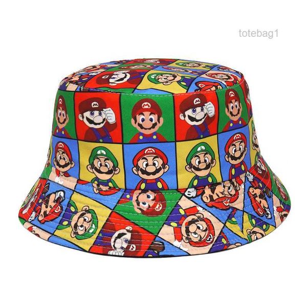 

new fisherman's hat 3d cartoon printing hats outdoor protection sun for men and women tide cap 2 qt76, Blue;gray