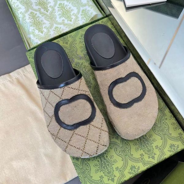 

designer sandals for womens mens interlocking platform luxury sandal slip on sandal cut out rubber designer slides blondie flip flops thong, Black