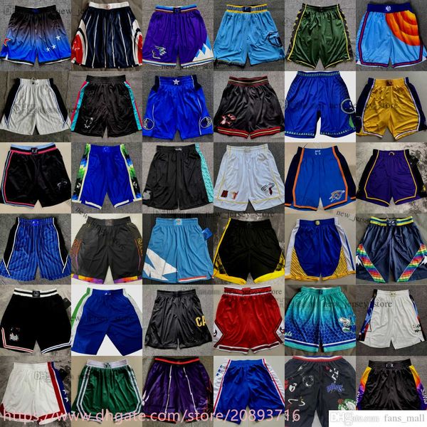 

printed 2023 new city pockets basketball shorts team short sport wear pant with pocket city blue white black red purple print good rose qual