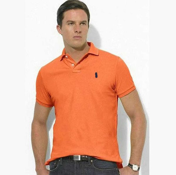 

summer designer mens polos ralph short sleeve lapel loose plus sizes men t-shirts lauren tee clothing polo lapel t-shirt, White;black