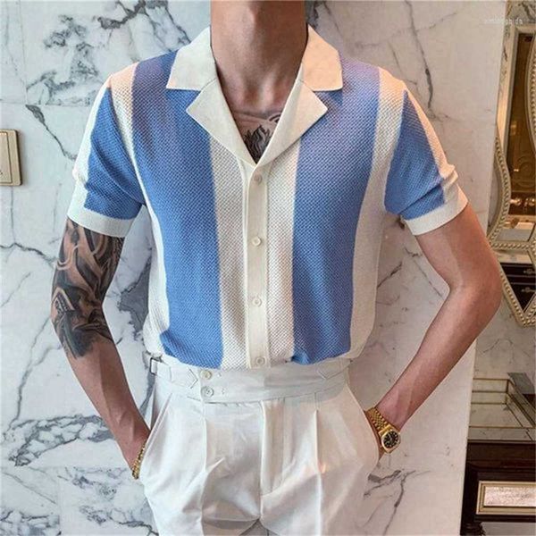 

men's polos business men vintage knit poloshirt tee single breasted t-shirt cardigan slim tshirts ice silk long sleeves polo shirt coat, White;black