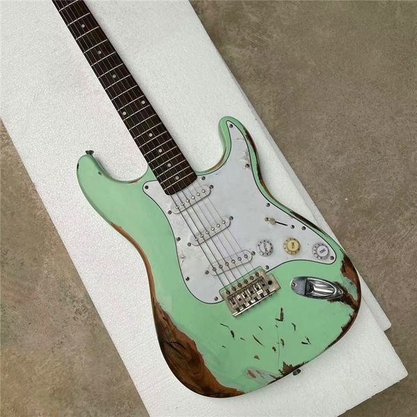 

electric guitar, we accept any style and model to make old custom. ing