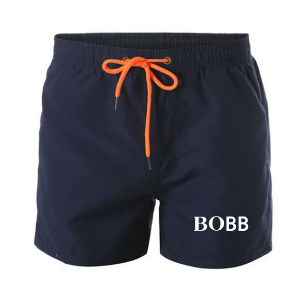 

brand printed mens shorts breathable style running sport clothing for men casual summer elastic quick-drying beach pants swimsuit, White;black