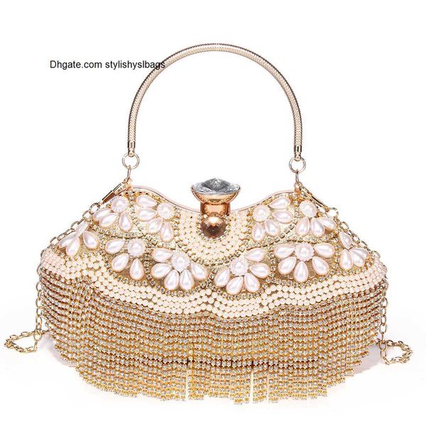 

totes diamond tassel women totes metal crystal clutches wedding party bag bridal shoulder bag rhinestones handbag shiny purses bags
