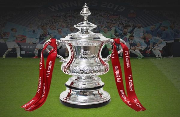 

new soccer resin fa cup trophy silver plated fans for collections and souvenir silver plated 30cm 44cm9382225