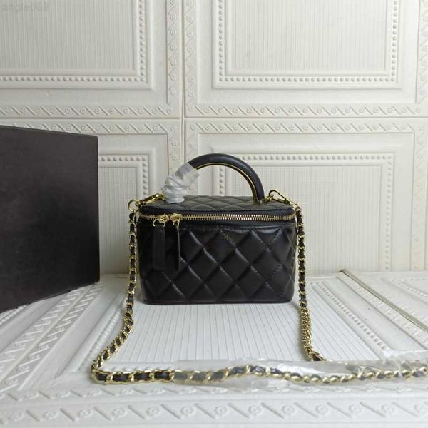 

diagonal span bag luxury bag single shoulder bag 2023 new fashion sheepskin square box makeup bag tote purse handheld