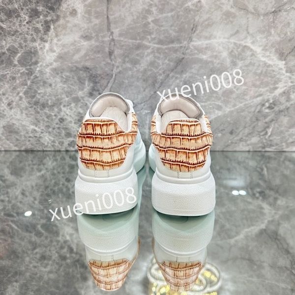

new fashion quality casual shoes heel leather lace-up sneaker running trainers letters flat printed sneakers2023, Red;white