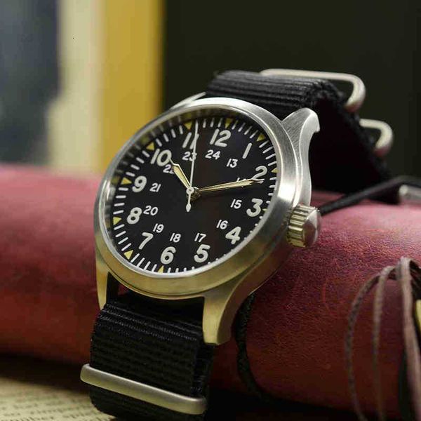 

luxury mechanical watch for men santons watches egnl luxury humbre retro black dial, Slivery;golden