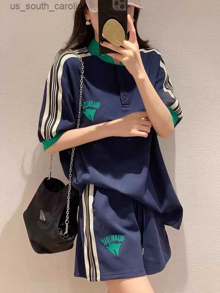 

fashion casual two piece shorts sets for women 2023 summer street tracksuit short sleeves tee shorts oversized matching sets, White;black