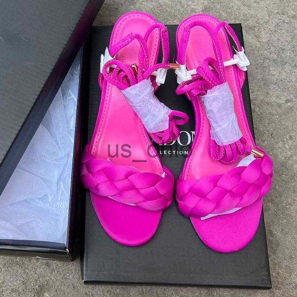 

sandals elegant twist women sandals 2023 thick heel lace up open toe simple design trendy comfortable casual ladies summer shoes j230612, Black