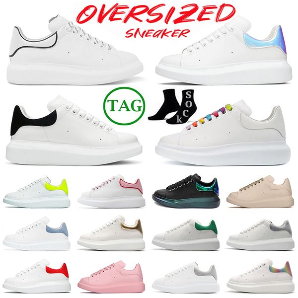 

designers oversized sneaker casual shoes sole white black leather luxury velvet suede womens espadrilles mens trainers sneakers outdoor 36-4