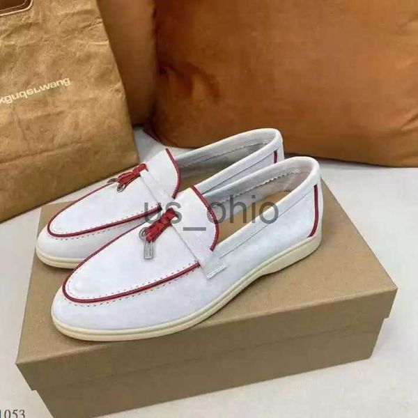 

dress shoes loro low openwalk women casual shoes men suede calf skin muller shoe brand classic walking flats luxury designer summer charms, Black