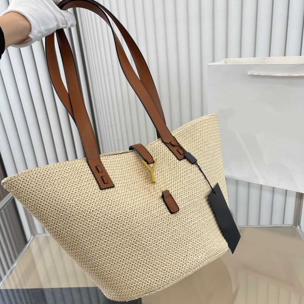 

beach bag designer tote women luxurys handbag shopping straw bag large capacity hundred fashion single messenger shoulder bags women purses