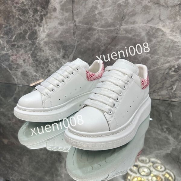 

new new brand fashion quality casual shoes heel leather lace-up sneaker running trainers letters flat printed sneakers2023, Red;white