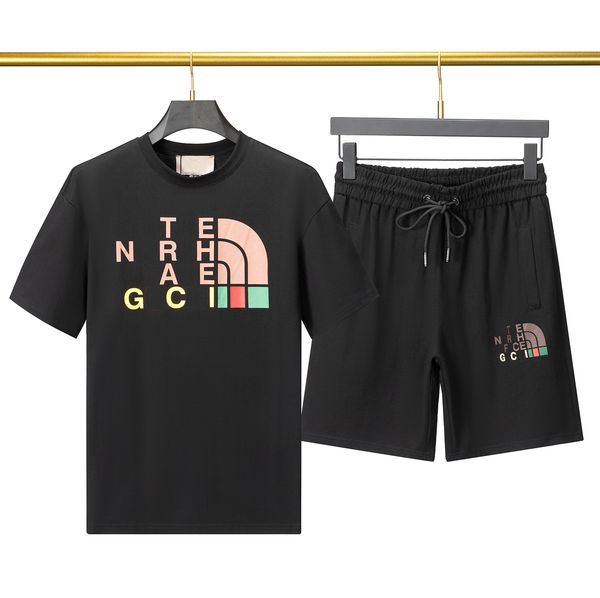 

men's sportswear t-shirt suit luxury designer men's and women's polo sportswear jogging sportswear summer sweatpants street p, Gray