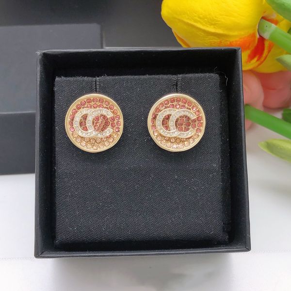 

fashion stud jewelry designers luxury ccity earrings orecchini womens earring trendy gold letter c earrings 78, Golden;silver