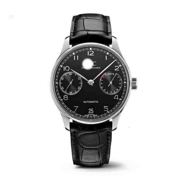 

designer watches for men i-wc mechanical wristwatch p8yz hollow fully mi9k seven trend fashion real belt 93f2, Slivery;golden