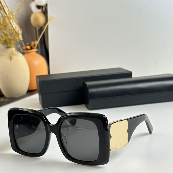 

men and women sunglasses fashion bb0292s quality style sunglasses glasses two-color splicing new large square frame luxury uv protection wit, White;black