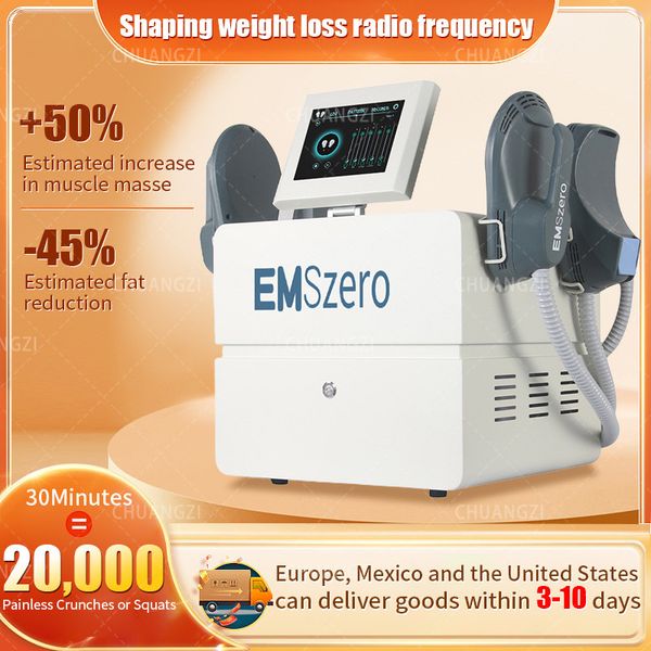 

emszero ce neo 14 tesla 6000w muscle stimulate rf equipment fat removal ems body slimming build sculpt machine for salon