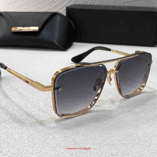 

a dita mach six original designer for mens sunglasses man fashionable retro luxury brand eyeglass fashion design women sunglasses metal5, White;black