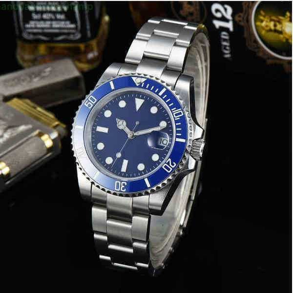 

luxury watch yachtmaster mechanical watches automatic wristwatch mechanical ceramic bezel 40mm blue glass business men's, Slivery;golden