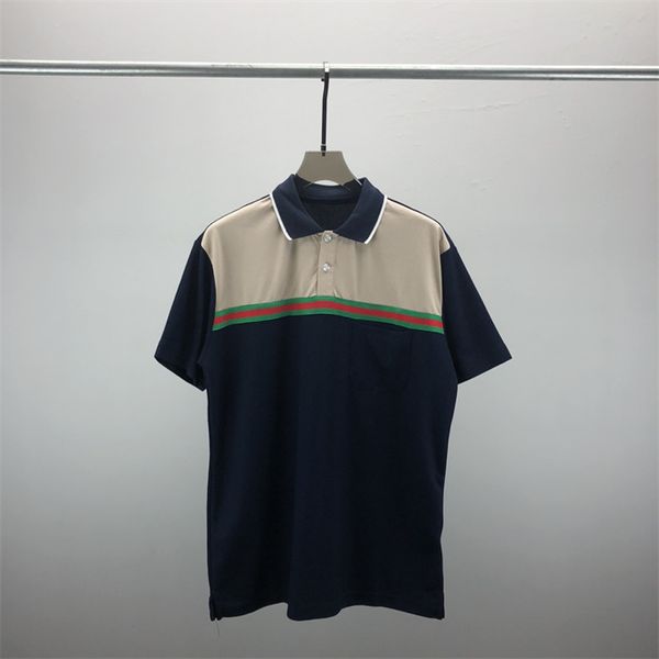 

2 mens polos t shirt fashion embroidery short sleeves turndown collar tee casual polo shirts m-3xl#135, White;black