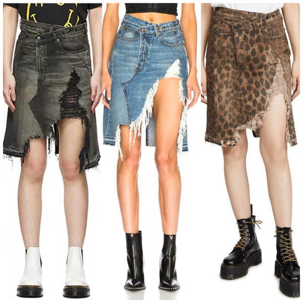 

american hip hop short skirt women designer brand denim miniskirt hip hop street leopard dress fashion womens clothing, Black