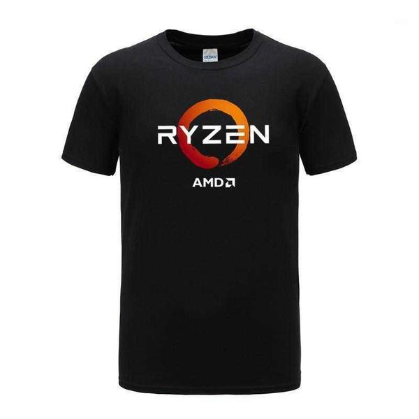 

men's t-shirts pc cp cpu uprocessor amd ryzen t shirt geek programmer tees gaming camiseta computer zen peripherals cotton t-shirtmen&#, White;black