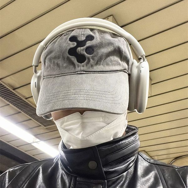 

japanese vujade heavy industry washed old duck tongue cap vibe baseball hat kenijima hip hop accessories, Blue;gray